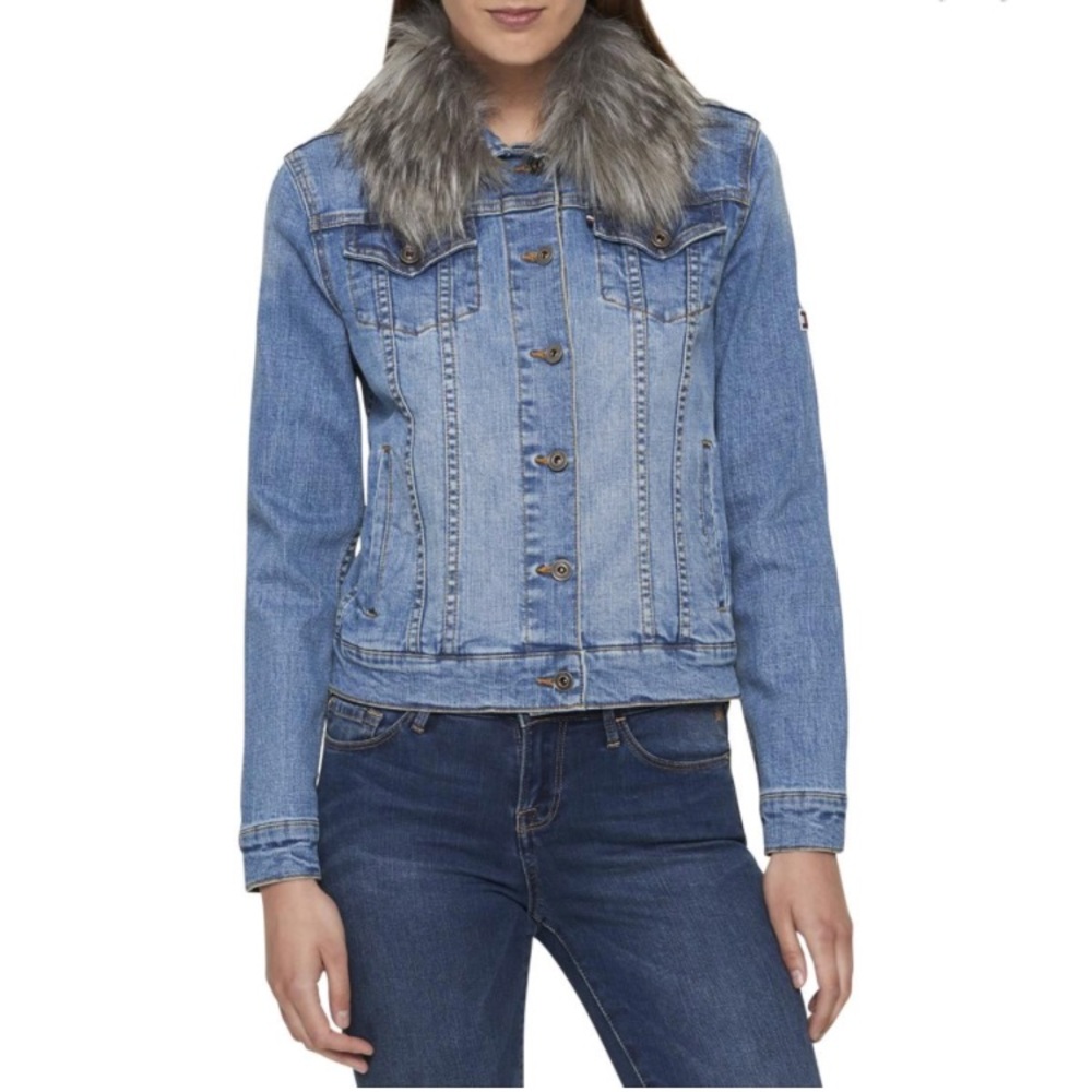 Tommy Hilfiger Distressed Denim Jacket